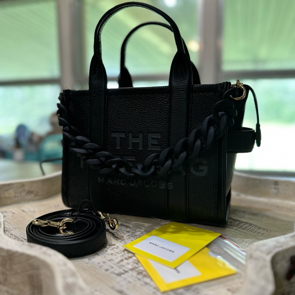 Marc Jacobs Mini Tote - Black Leather